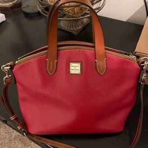 Dooney and Bourke red leather purse